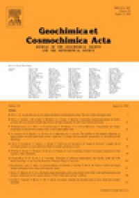 Geochimica Et Cosmochimica Acta