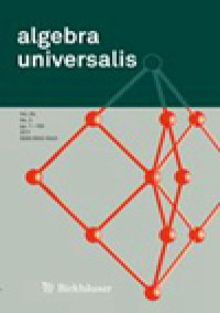 Algebra Universalis