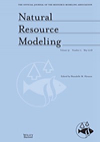 Natural Resource Modeling