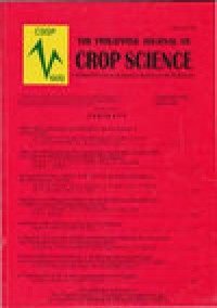 Philippine Journal Of Crop Science