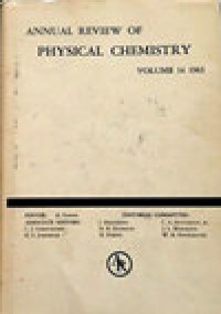 Annual Review Of Physical Chemistry