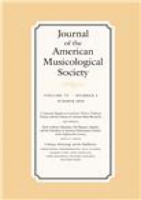 Journal Of The American Musicological Society