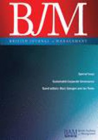 British Journal Of Management