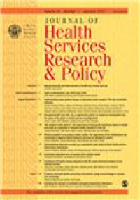 Journal Of Health Services Research & Policy