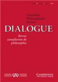 Dialogue-canadian Philosophical Review