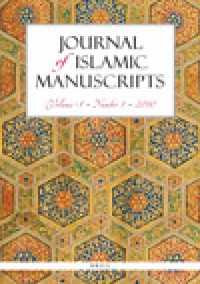 Journal Of Islamic Manuscripts